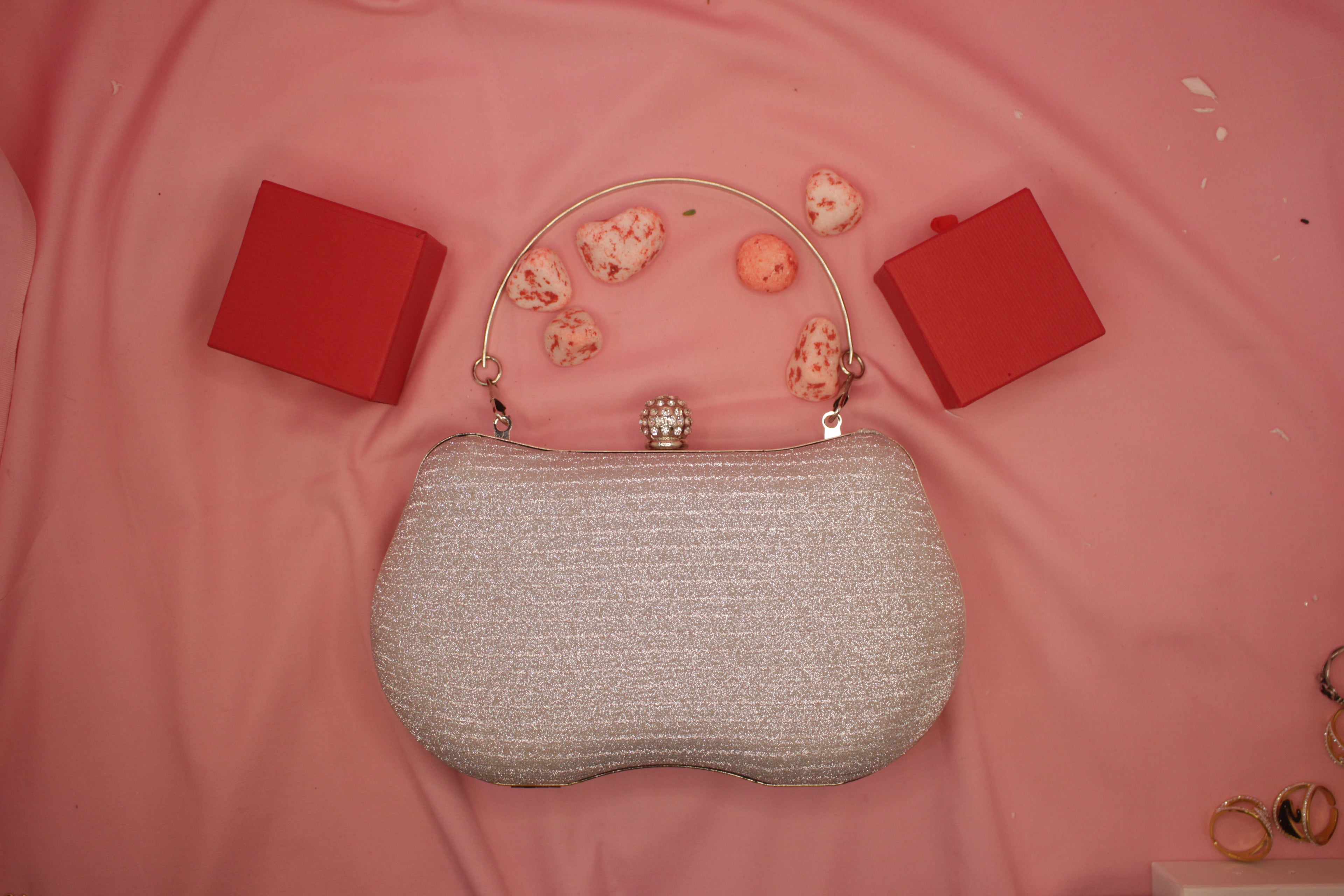 Elegance Glitter Clutch Luxury Evening Statement Bag